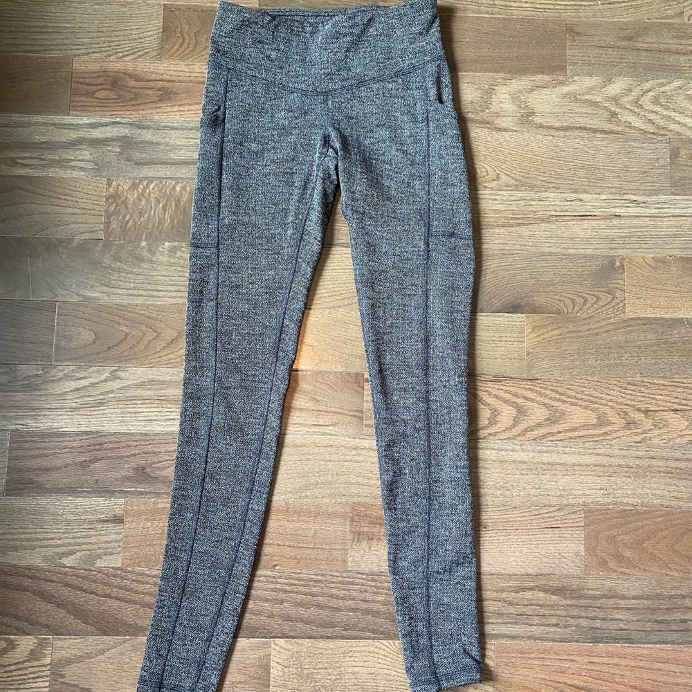 Gray Herringbone Champion Leggings